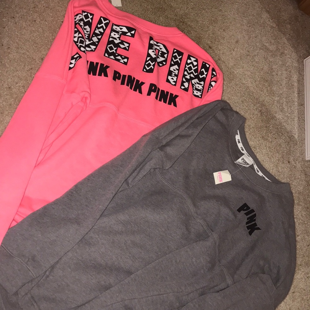 Women’s VSPINK BRAND NEW crewneck hoodies